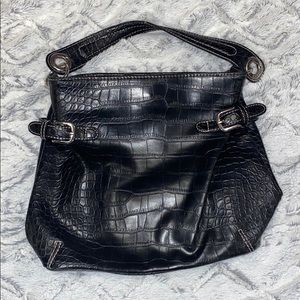 Tommy Hilfiger black leather bag